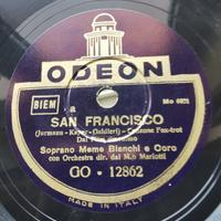 78 giri ODEON - Meme Bianchi - San Francisco/E tu?