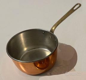mini casseruola in rame Ruffoni con manico 14 cm