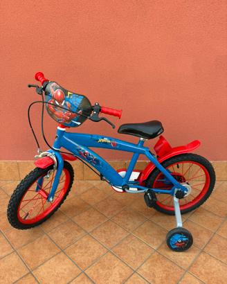 Bicicletta bici spidermann 14” bambino