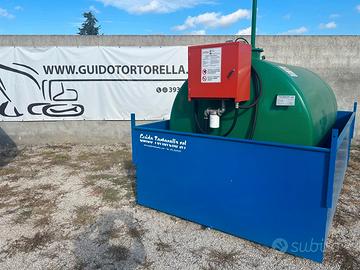 cisterna serbatoio gasolio 3000 litri pronta conse