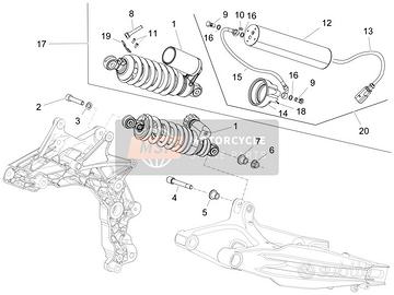 Aprilia Caponord 1200 2014 Ammortizzatore 2R000027