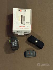 Polar m400 cardiofrequenzimetro con gps immacolato