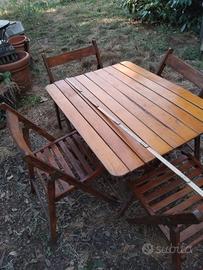 tavolino + 4 sedie