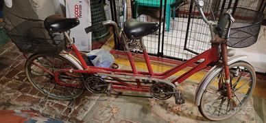 Bicicletta tandem vintage