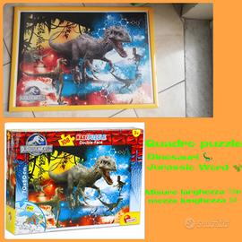 Quadri puzzle, Dinosauri per cameretta per bambini