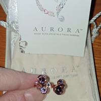 Anello in ottone linea Aurora cristalli Swarovski 