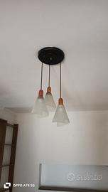 Lampadario a sospensione 3 luci