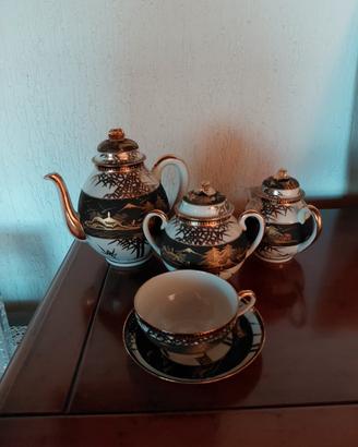 Servizio da tè giapponese Vintage 15  pezzi  Geish