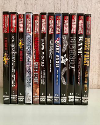 10 dvd wrestling megastar WWE in italiano