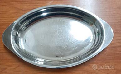 piatto da portata in acciaio danese