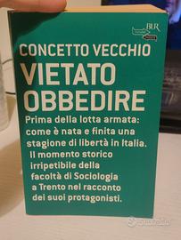 Libro Vietato Obbedire Concetto Vecchio 1 Ed