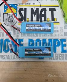 N.2 Batterie LIPO Graphene 3S 3000mAh 100C