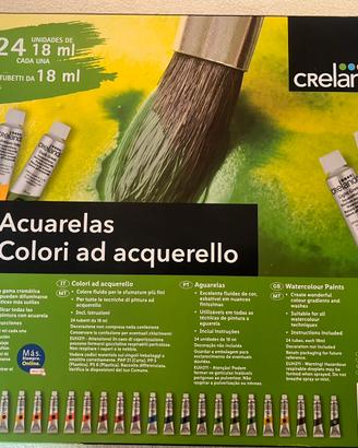 🎨Set acquerelli e pennarelli Crelando nuovi