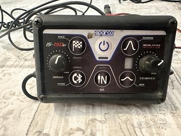 Centralina e cuffie in carbonio Sparco Rally