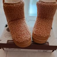 stivaletto donna in pelliccia 