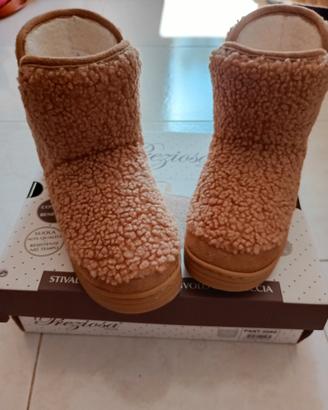 stivaletto donna in pelliccia 