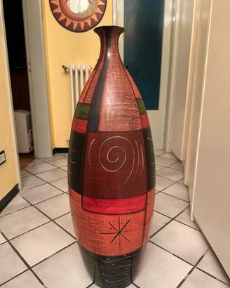 Vaso decorativo in ceramica stile etnico
