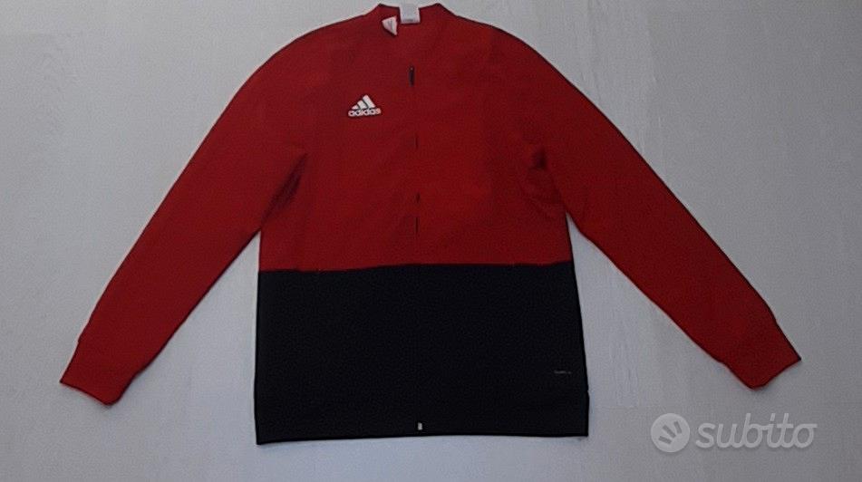 Felpa adidas clearance nera e rossa