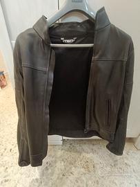 Giacca Moto Vera Pelle MTECH - Taglia 50 - nuova