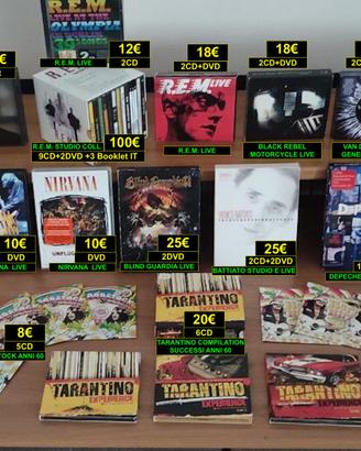 MUSICA CD E DVE LIVE E