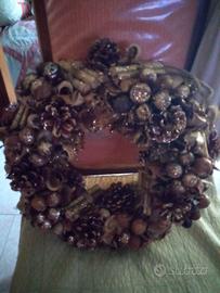 Ghirlanda di legno di natale