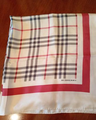 BURBERRY Foulard Nuovo ORIGINALE senza scatola, in