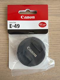 Canon E-49 Copriobiettivo tappo lente