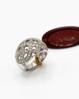 ANELLO DAMIANI IN ORO 18 KT CON DIAMANTI DA.1