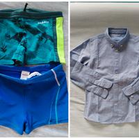 Camicia ovs tg 9 10 anni e 2 costumi
