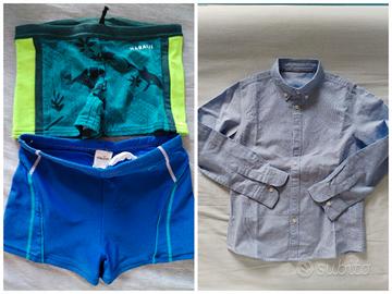 Camicia ovs tg 9 10 anni e 2 costumi
