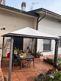 Gazebo 3x3 metri copertura in pvc alta qualità