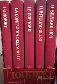 Tolkien Signore degli Anelli 5 volumi