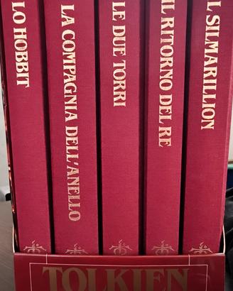 Tolkien Signore degli Anelli 5 volumi