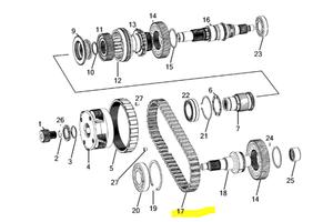 Catena riduttore jeep jk/jku