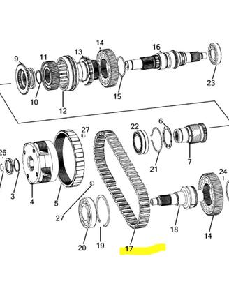 Catena riduttore jeep jk/jku