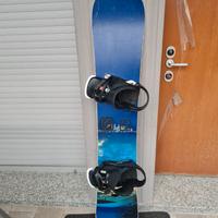 Tavola + attacchi  snowboard Burton