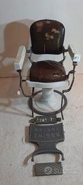 Vintage Italian Barber Chair REGINA TORINO Cast Ir