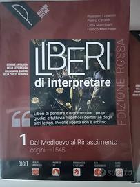 Libro di italiano “Liberi di interpretare” volume1
