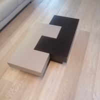 2 tavolini da salotto combinabili stile moderno