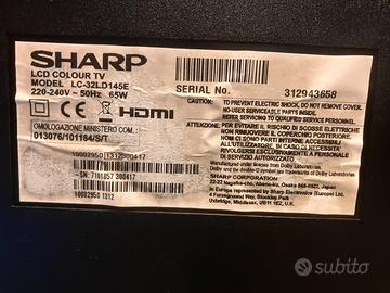 Tv sharp 32 pollici