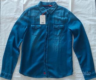 Camicia di jeans ragazzo nuova 