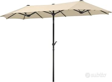 Ombrellone da tavolo  3x1,5m beige