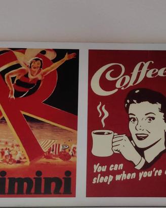 Quadro in tela Rimini e Caffè