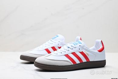 adidas Originals SAMBA OG Sneakers Bianco/Rosso 37