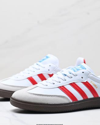 adidas Originals SAMBA OG Sneakers Bianco/Rosso 37
