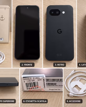 GOOGLE PIXEL 10a 128GB NERO PARI AL NUOVO GARANZIA