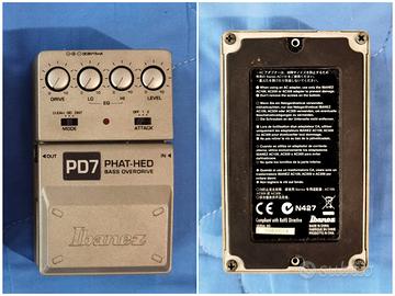 Pedale Chitarra/Basso Ibanez PD7 Overdrive 