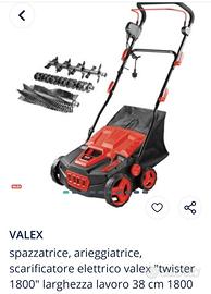 spazzatrice scarificatrice  valex prato