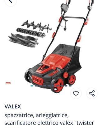 spazzatrice scarificatrice  valex prato