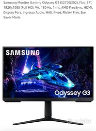 Monitor Samsung 27pollici 
